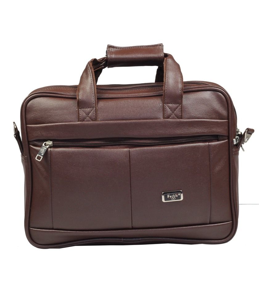 brown office bag