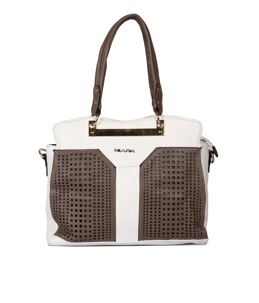 Kiara White Shoulder Bag - Buy Kiara White Shoulder Bag Online at Best ...