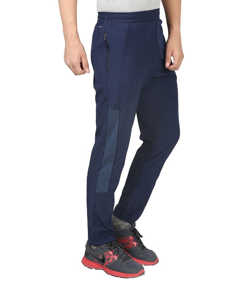 reebok blue track pants