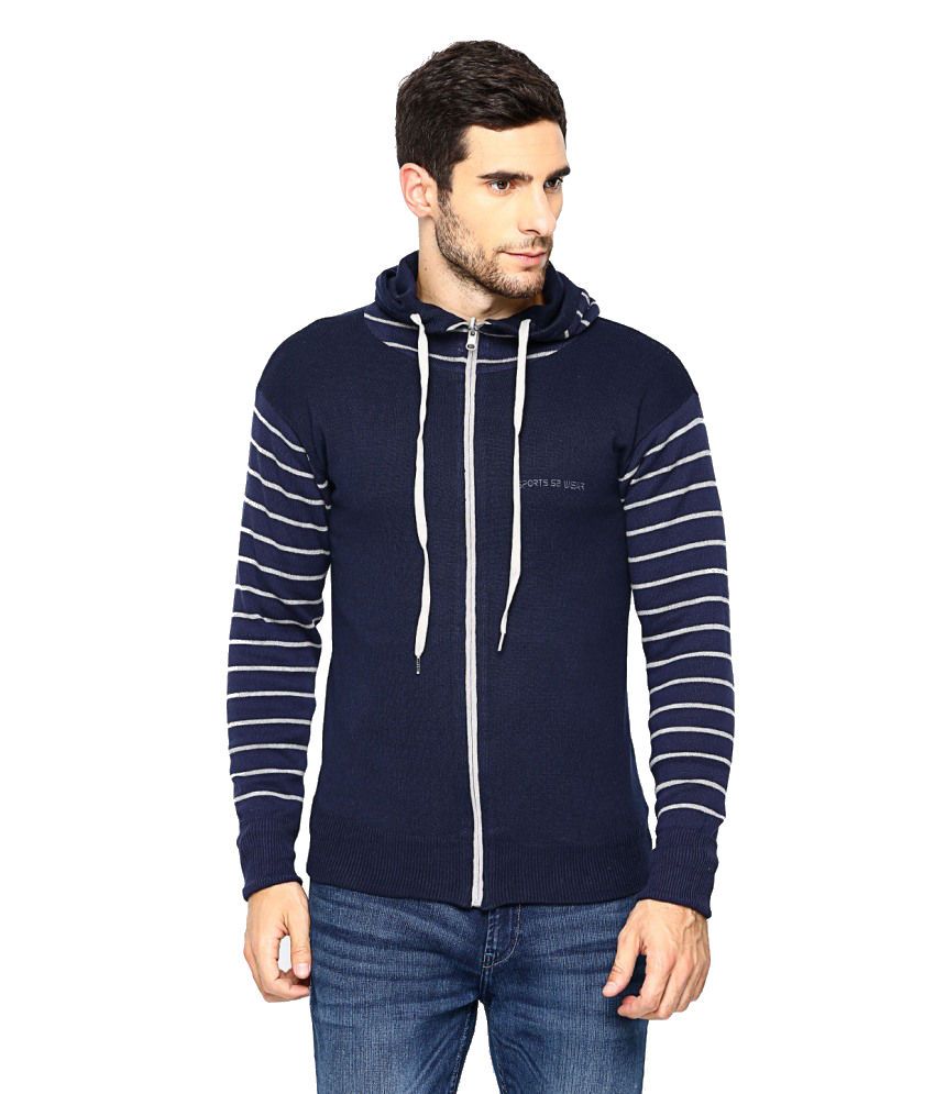 Sports 52 Wear Navy Cotton Jacket Buy Sports 52 Wear Navy Cotton