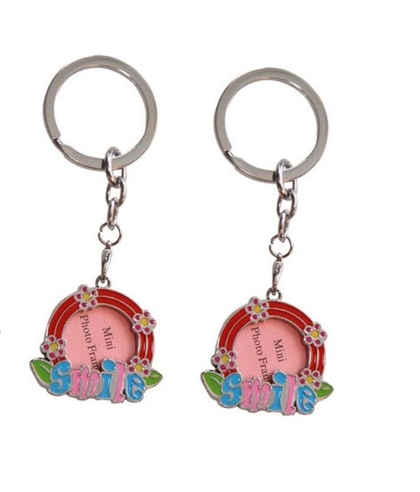 Ezone Smile Mini Photo Frame Key Chain (Packof2) Buy Online at Low