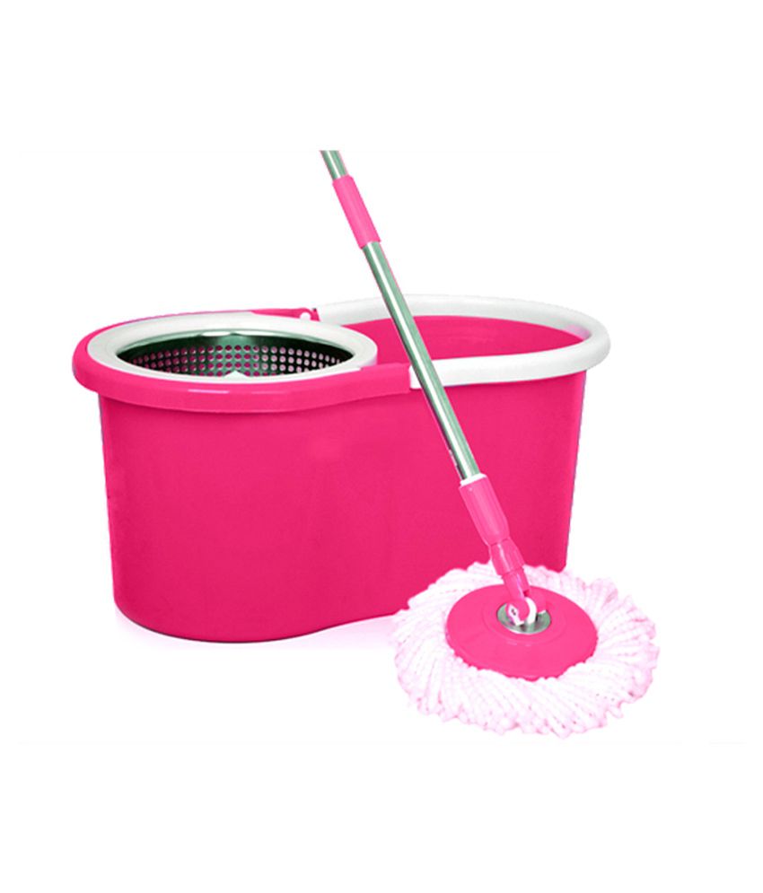 Rinnovare Bucket Mop Floor Cleaner Pink Stainless Steel Price