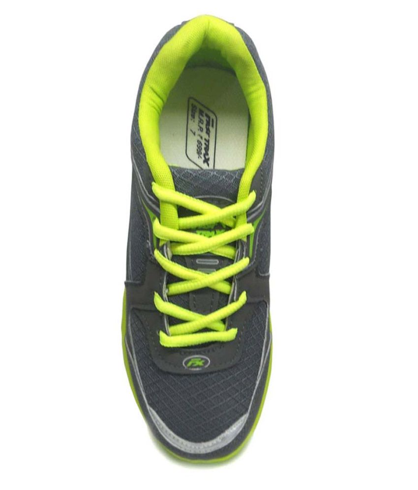 Fast Trax Green Synthetic Leather Sport Shoes - Buy Fast Trax Green ...