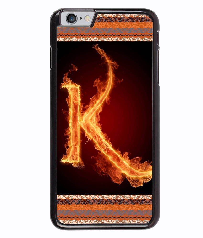 Printvisa 2D Printed Alphabet K Designer back case cover for Apple I