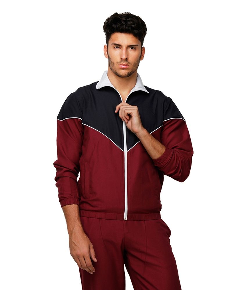 maroon puma tracksuit