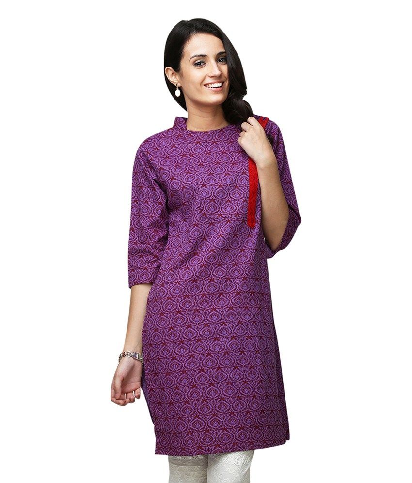 colour combination with purple kurti