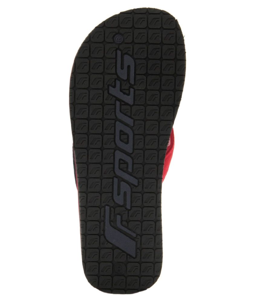Fsports Red Slipper Price in India- Buy Fsports Red Slipper Online at Snapdeal