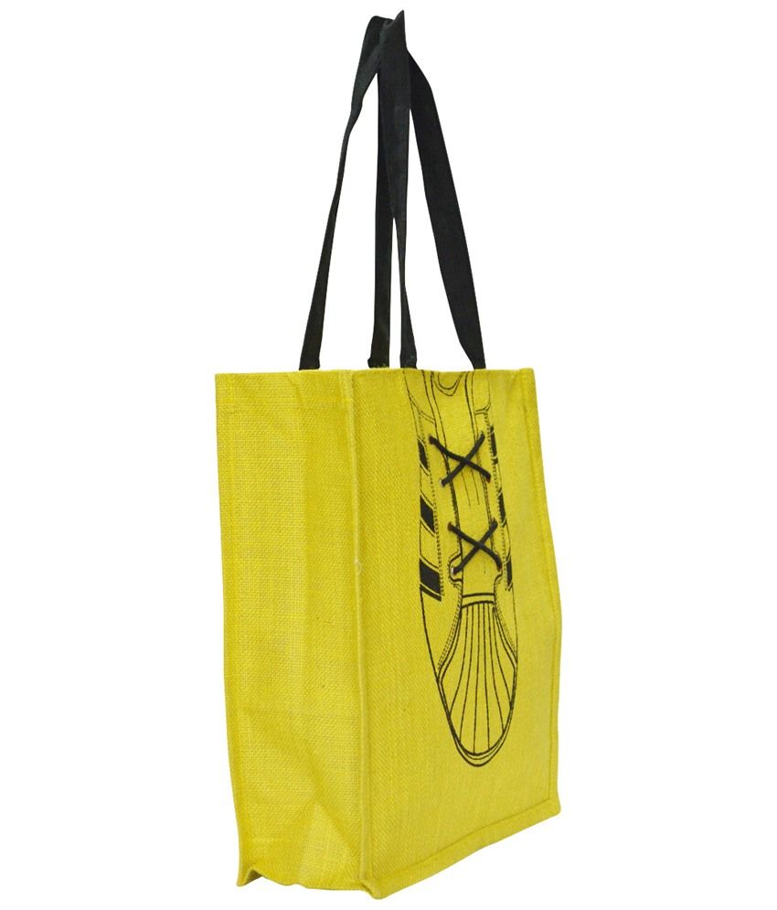 Earthen Me BBJ177Yellow Yellow Tote Bags Buy Earthen Me BBJ177
