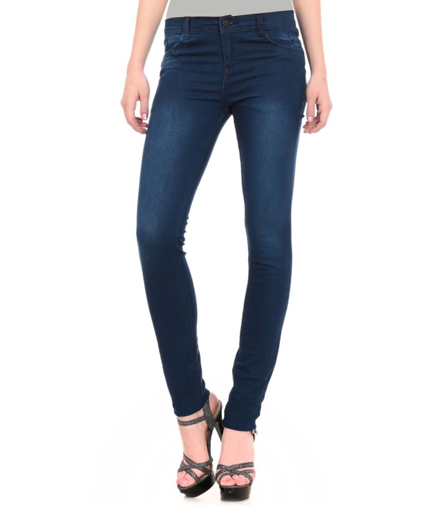 Ganga Blue Denim Jeans - Buy Ganga Blue Denim Jeans Online at Best ...