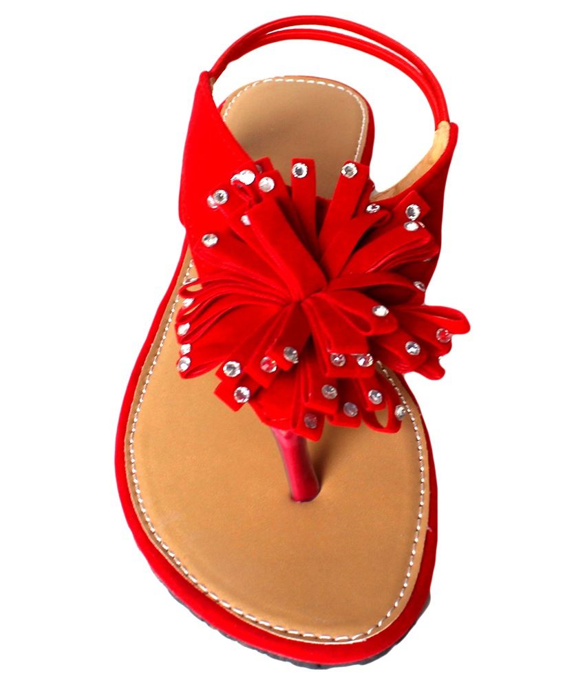 velvet sandals flat