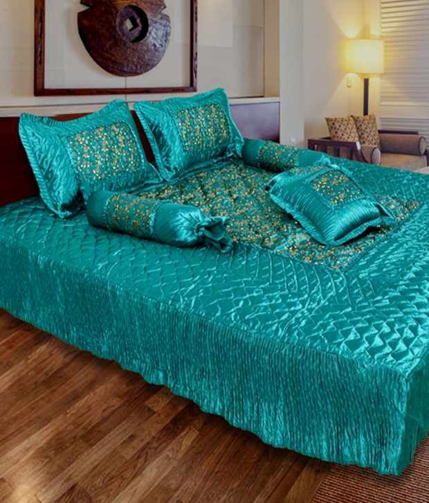 Ooltha Chashma Pink Printed Satin Bedding Set Ooltha Chashma Pink Printed Satin Bedding Set
