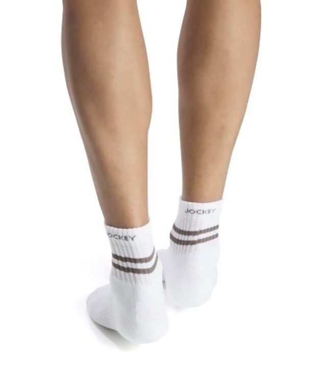 Jockey White Casual Ankle Length Socks Buy Online at Low Price in