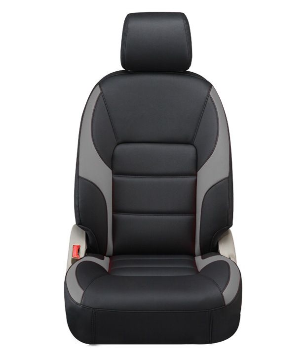 vegas black pu leather seat cover for