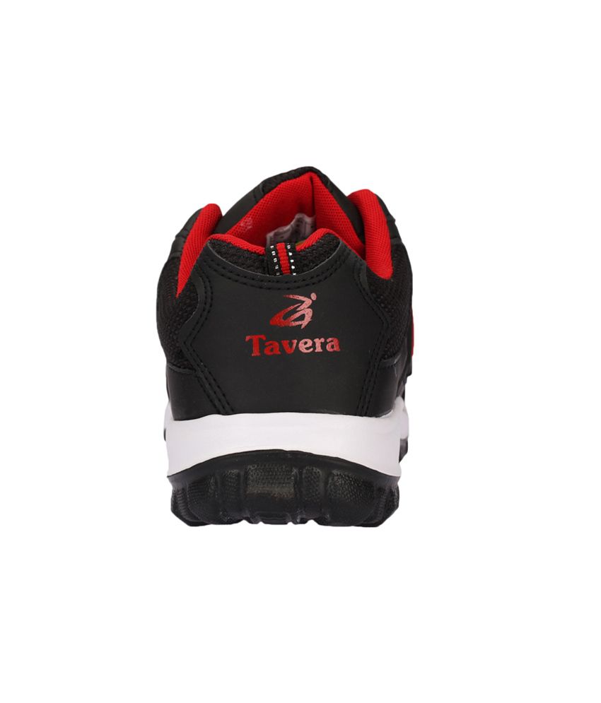 Tavera Black Running Sport Shoes - Buy 