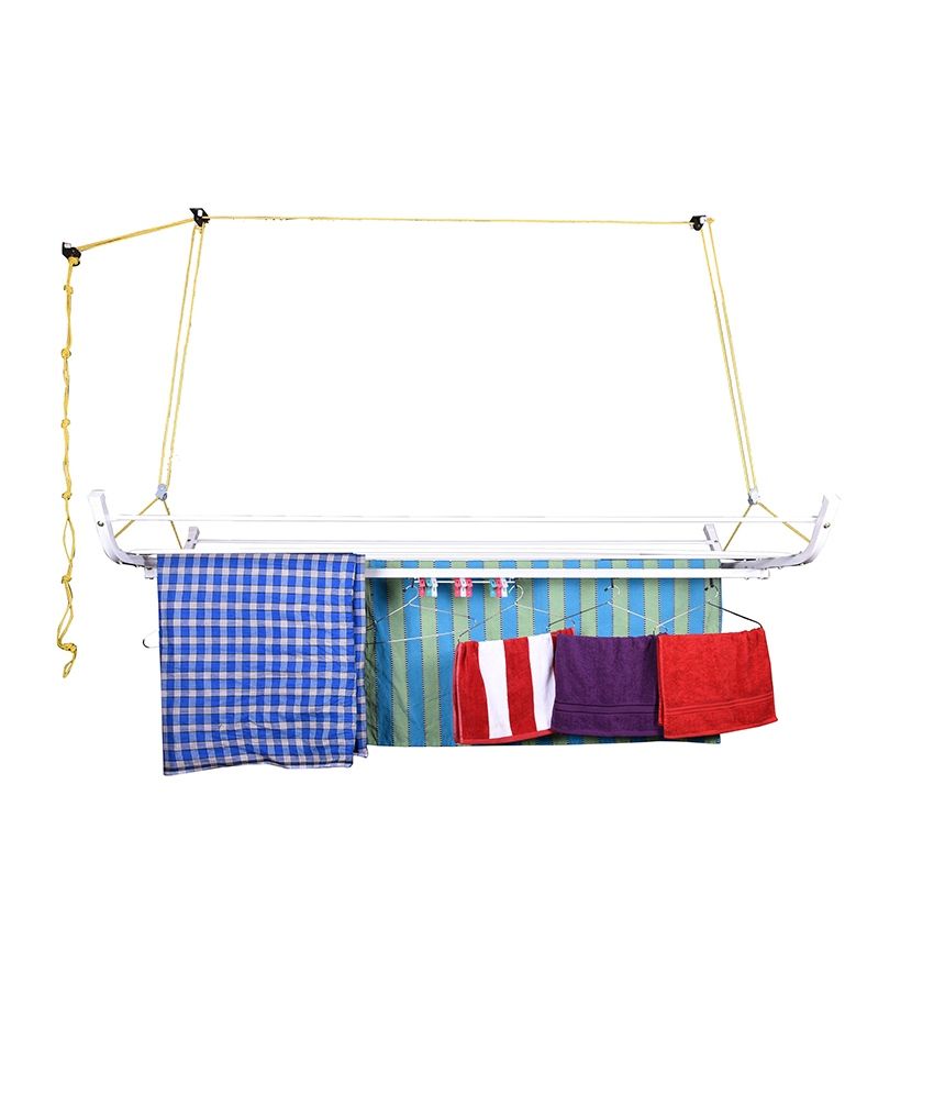 Pull 'n' Dry PTA+ Aluminium Cloth Stand White Buy Pull 'n' Dry PTA+