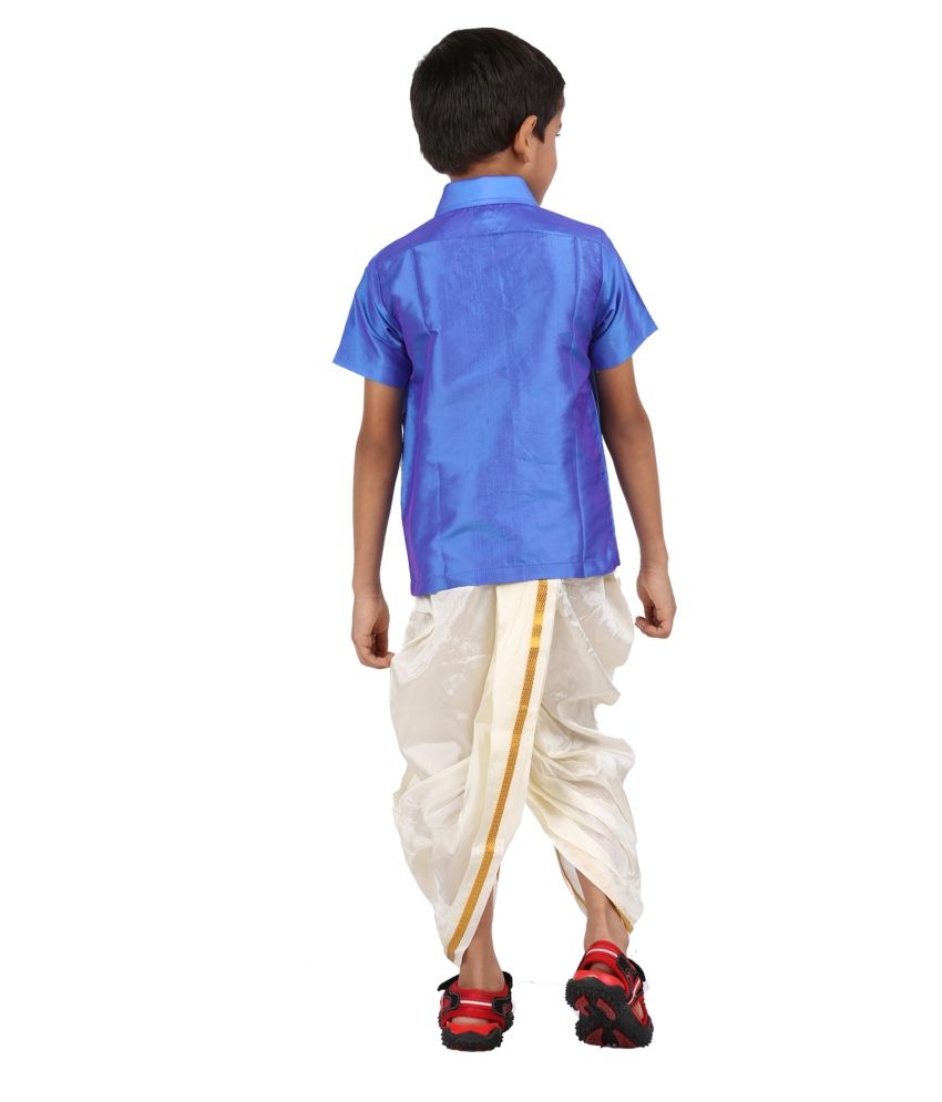 shirt and dhoti combinations