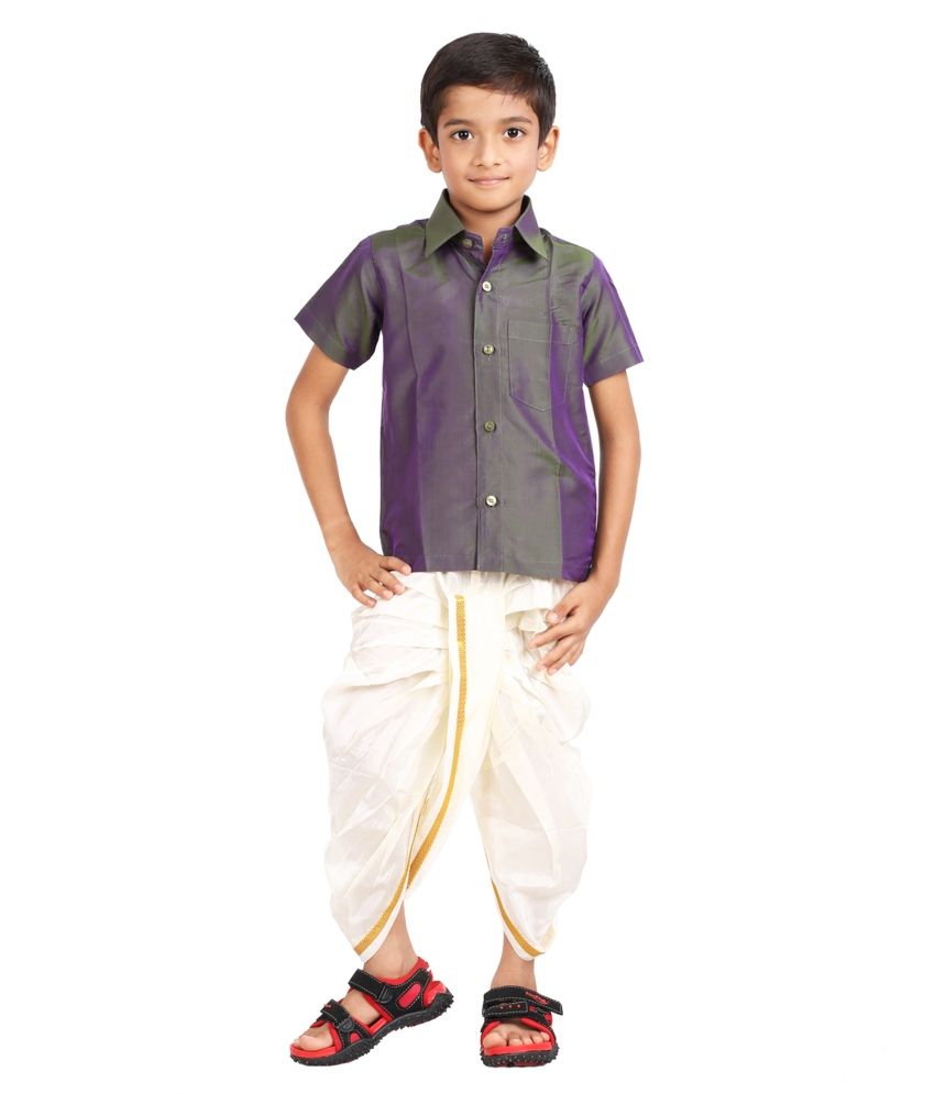 shirt and dhoti combinations