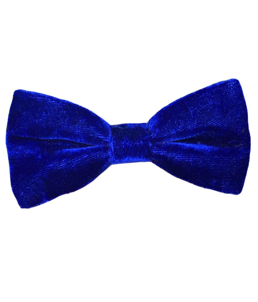 Royal Blue Velvet Bow Tie: Buy Online at Low Price in India - Snapdeal