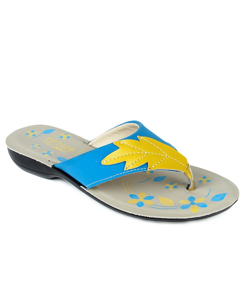 Tiptopp Blue Slippers  Price in India Buy Tiptopp Blue  