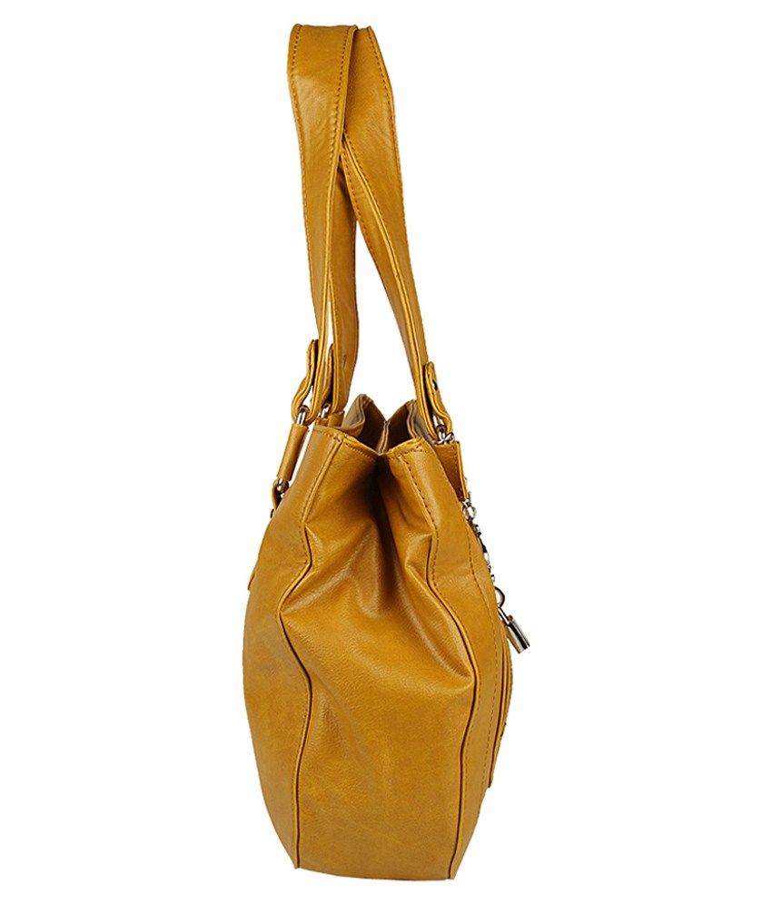 small beige shoulder bag