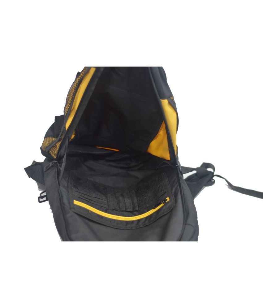 Gear Outlander Black And Yellow Backpack Black and Yellow Backpack