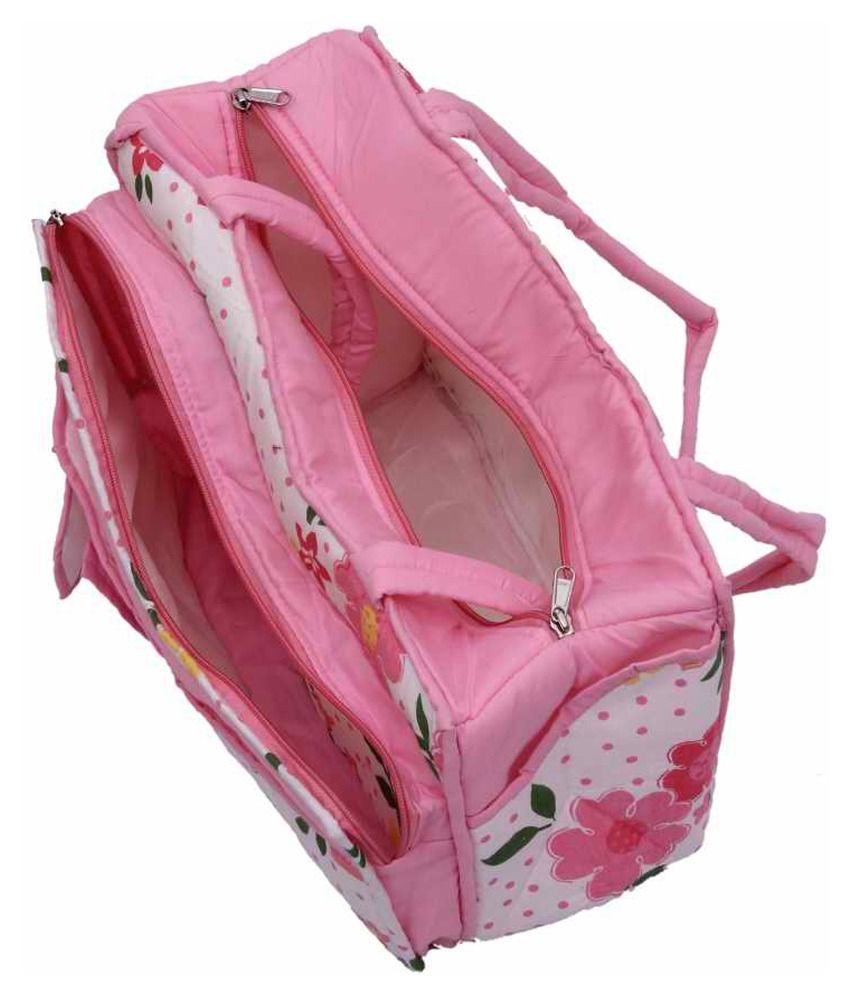 Buy Kuber Industries Designer Pink Baby Bag at Best Prices in India