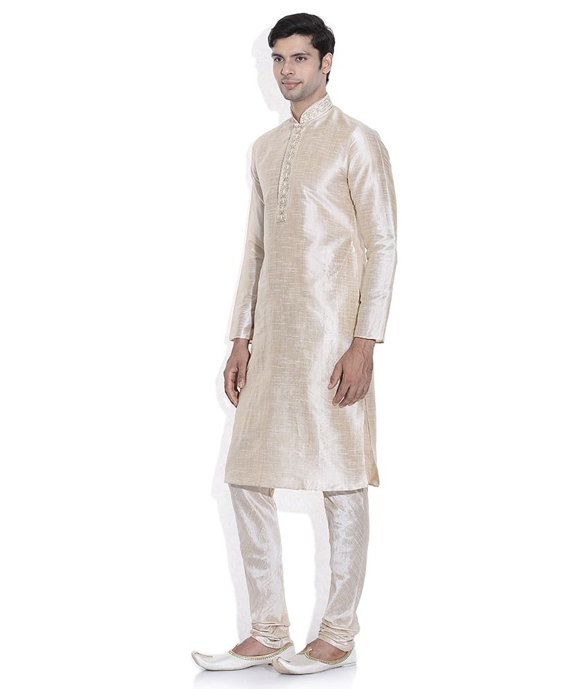 Manyavar Beige Kurta Churidar Buy Manyavar Beige Kurta Churidar Online At Low Price In India 