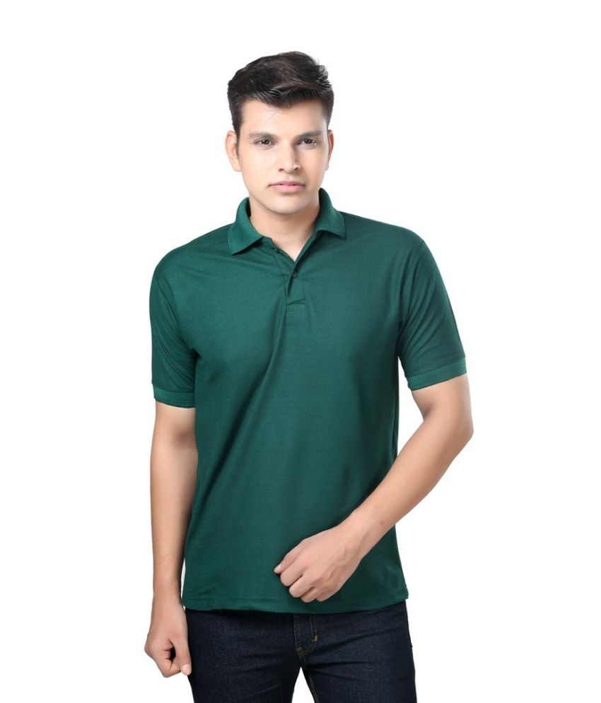 dark green polo shirt men's