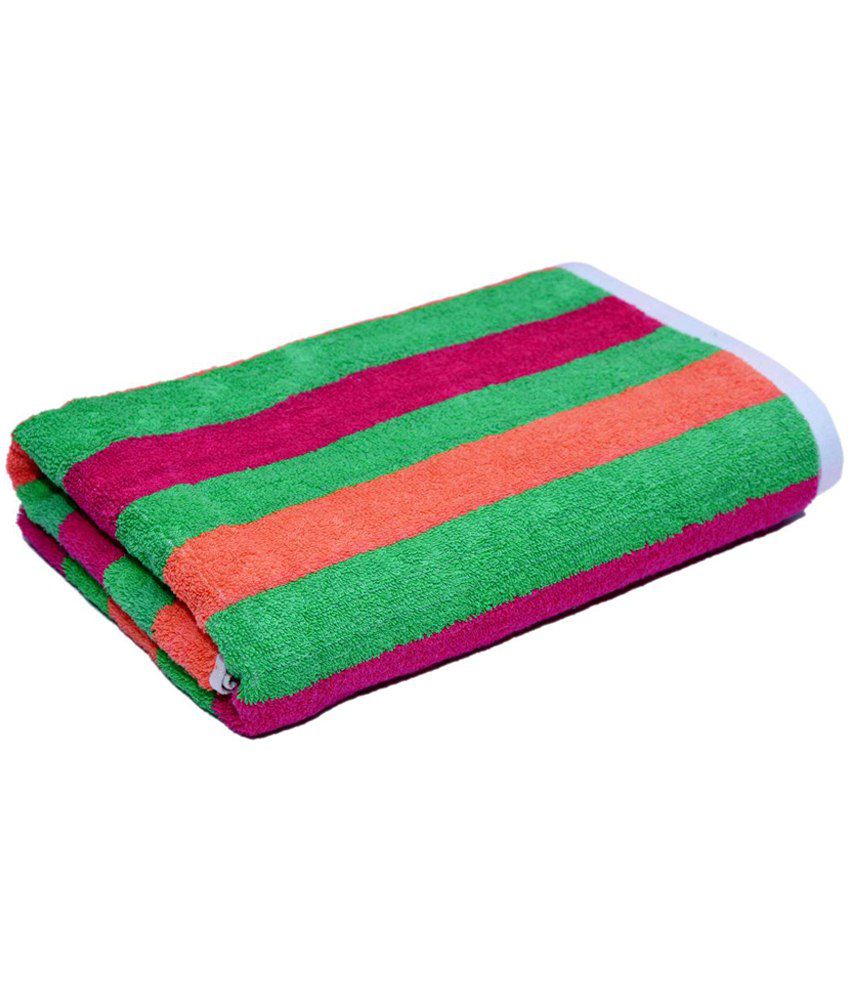 Candid Single Cotton Bath Towel - Multi Color - Buy Candid Single ...