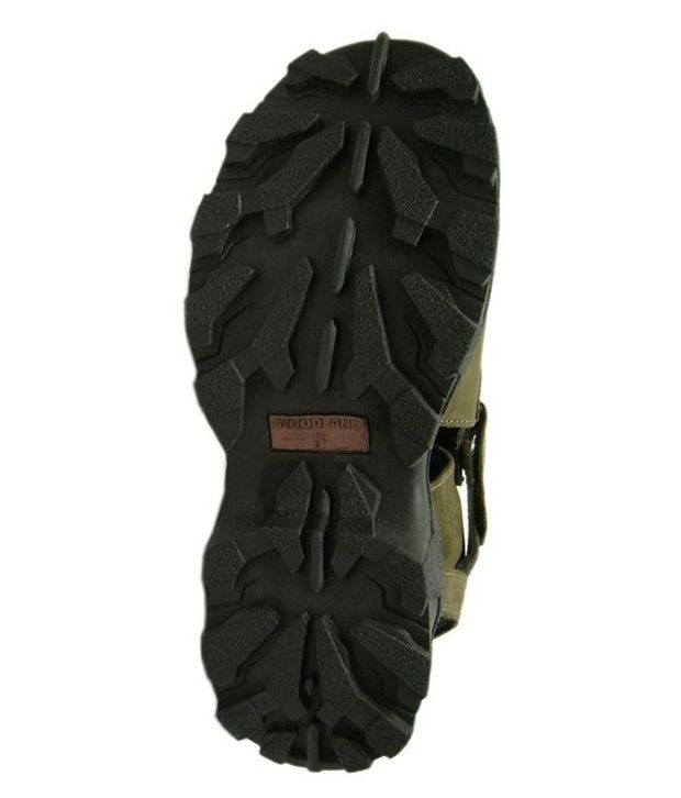 woodland olive green sandals