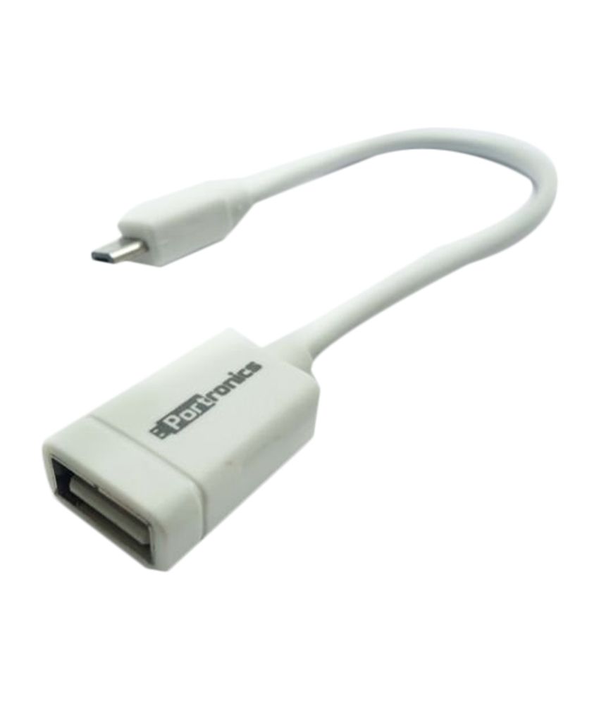 Buy Portronics OTG Cable Micro USB to USB OTG Cable Online at Best