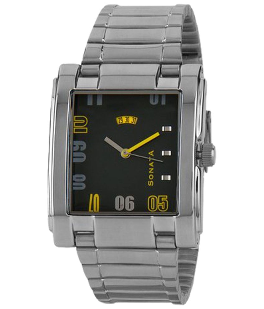 sonata men's wrist watch price