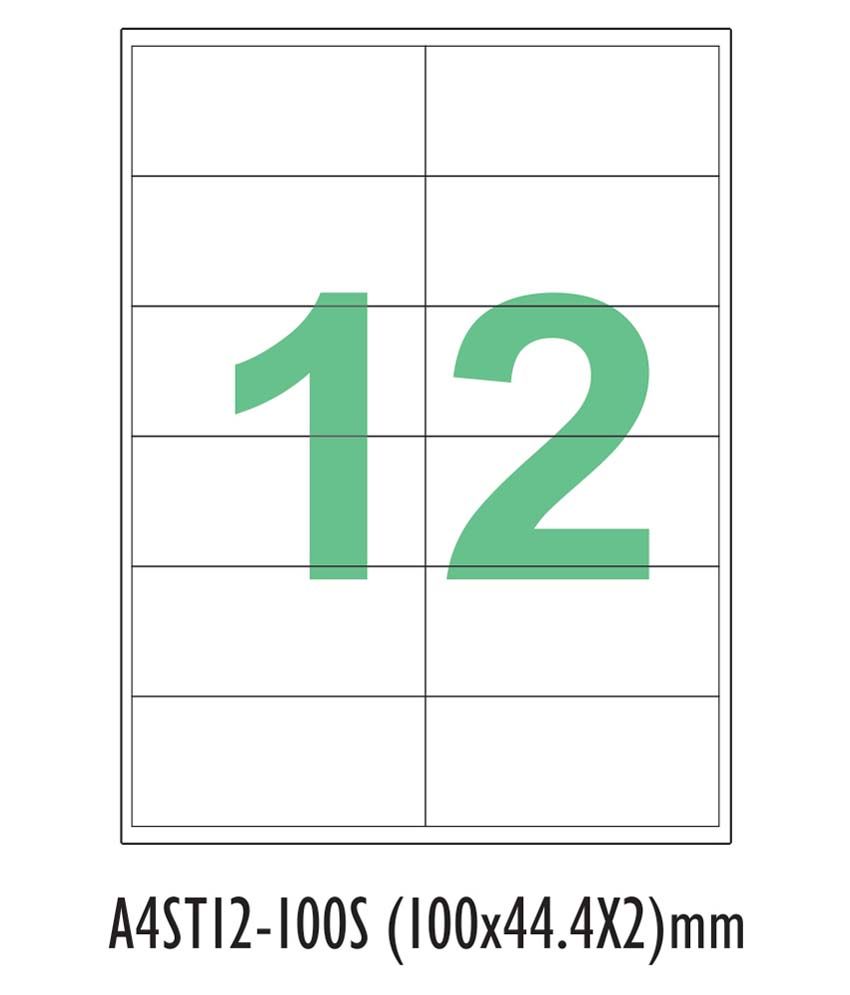 desmat a4st12 100s labels a4 size print labels buy online at best