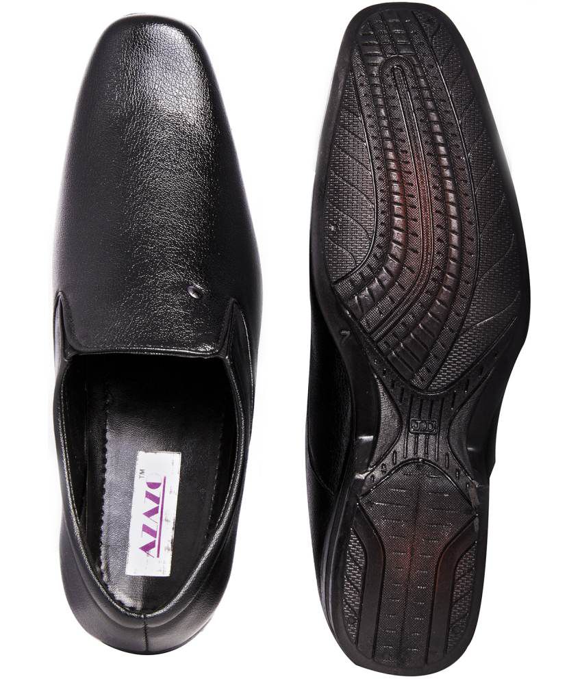 Azazo Black Formal Shoes Price in India- Buy Azazo Black Formal Shoes ...