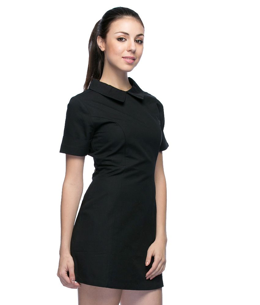 Aaliya Black Cotton Dresses - Buy Aaliya Black Cotton Dresses Online at ...