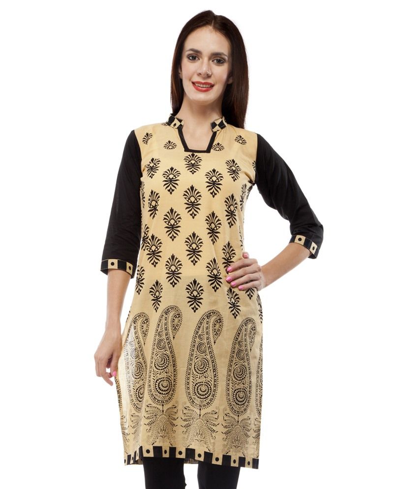 skin colour kurti design