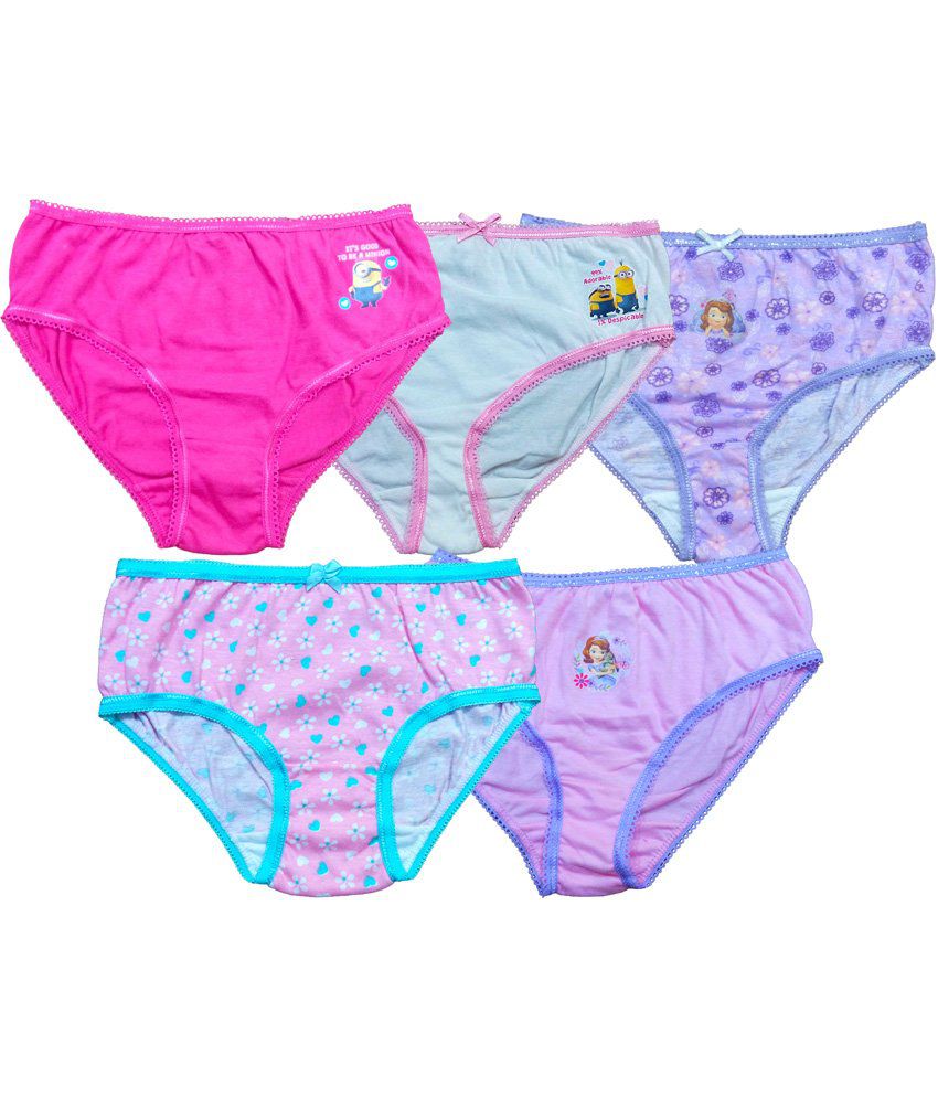     			Instyle Multicolour Panties Set Of 5