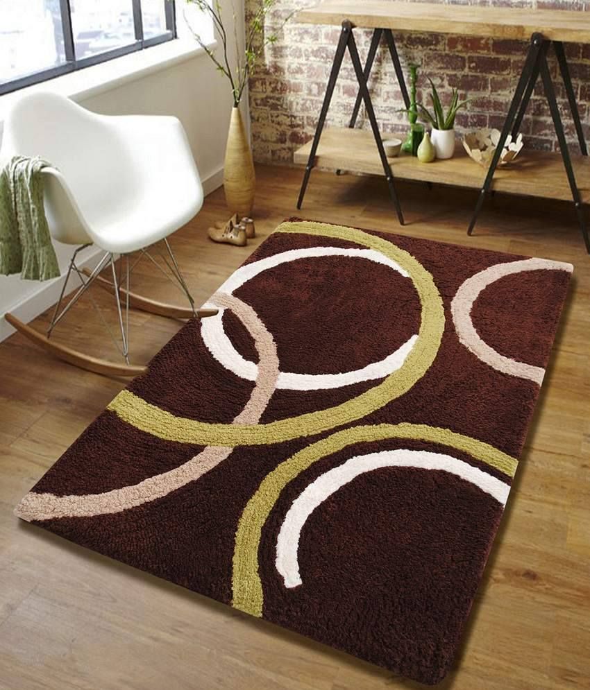 Flooring India Brown Contemporary Carpets 4x6 Ft. - Buy Flooring India ...