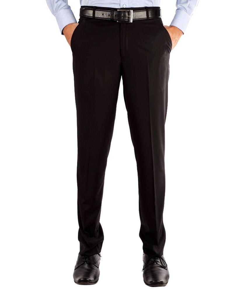     			Ss Premium Trouser Black Poly Viscose Formal Pant