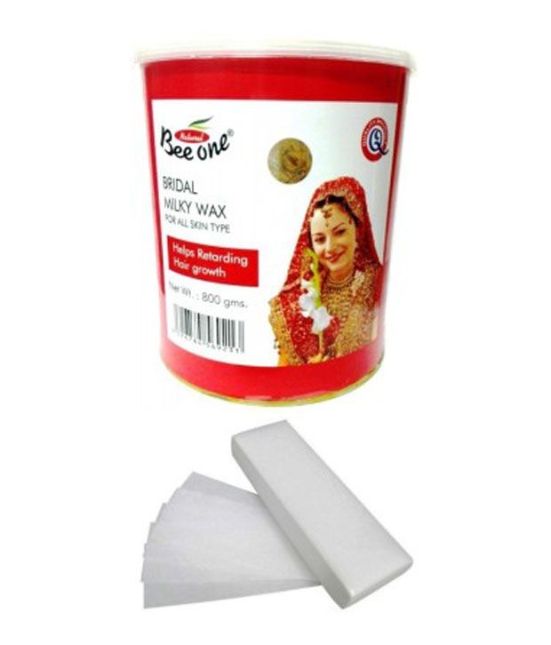 Beeone Bridal Milky Wax 800 grams with 100 wax Strips Buy Beeone