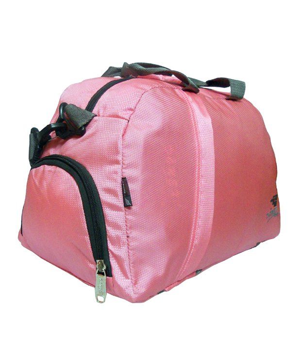 pink pink duffle bag