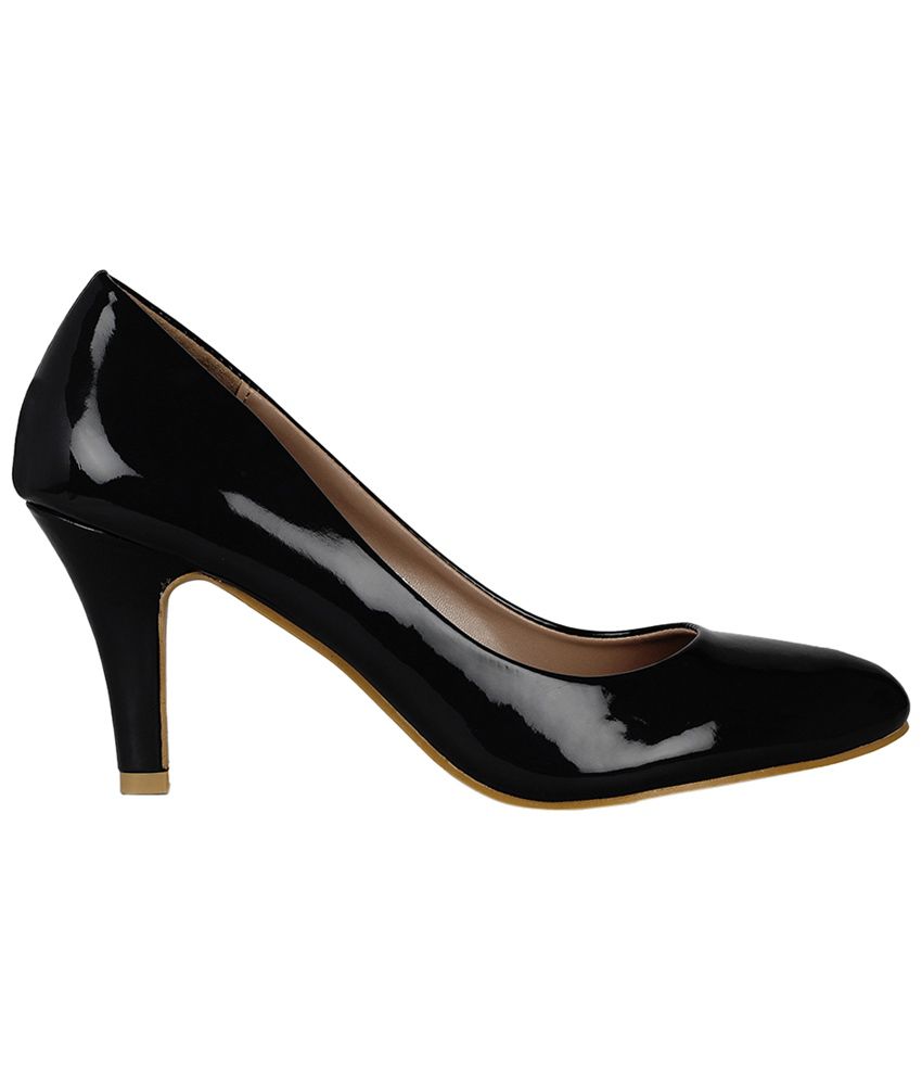 Kielz Lovely Black Stilettoes for Women Price in India- Buy Kielz ...