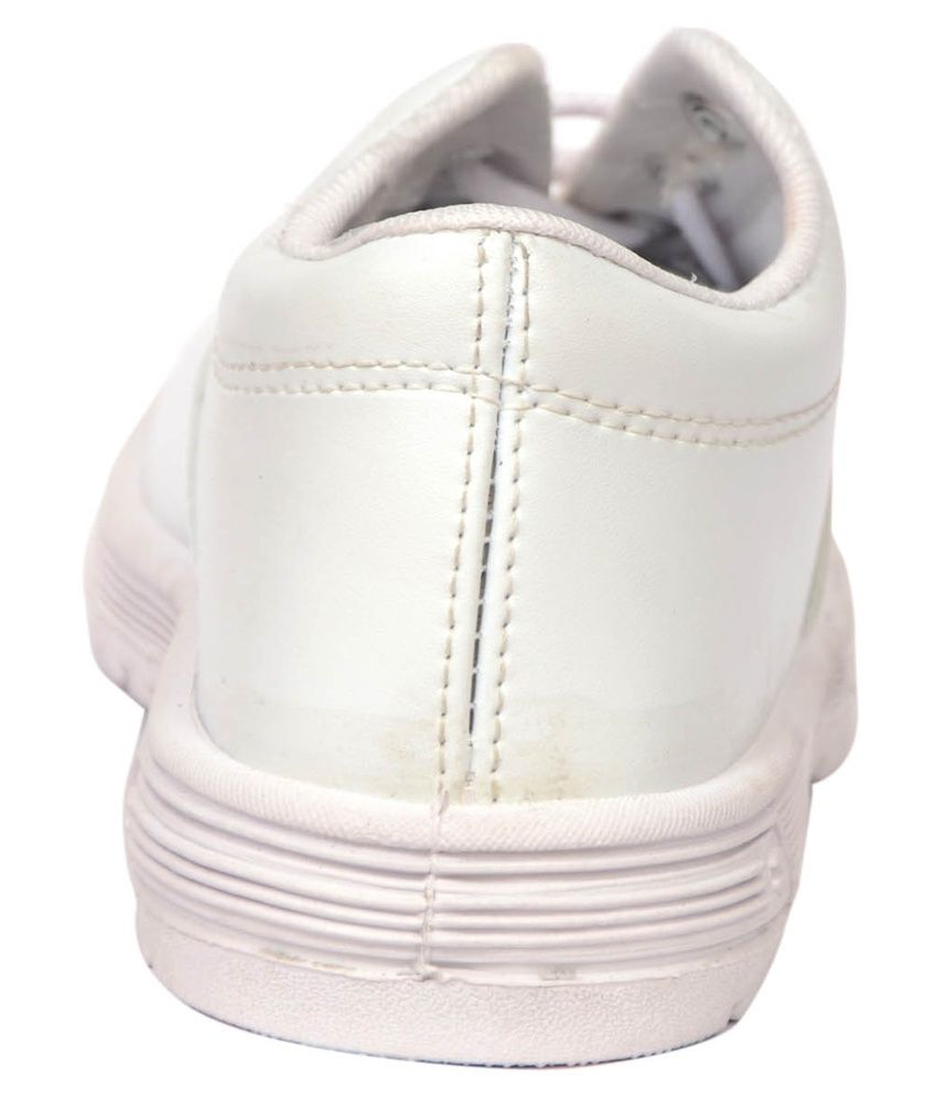 White leather school shoes Clearance