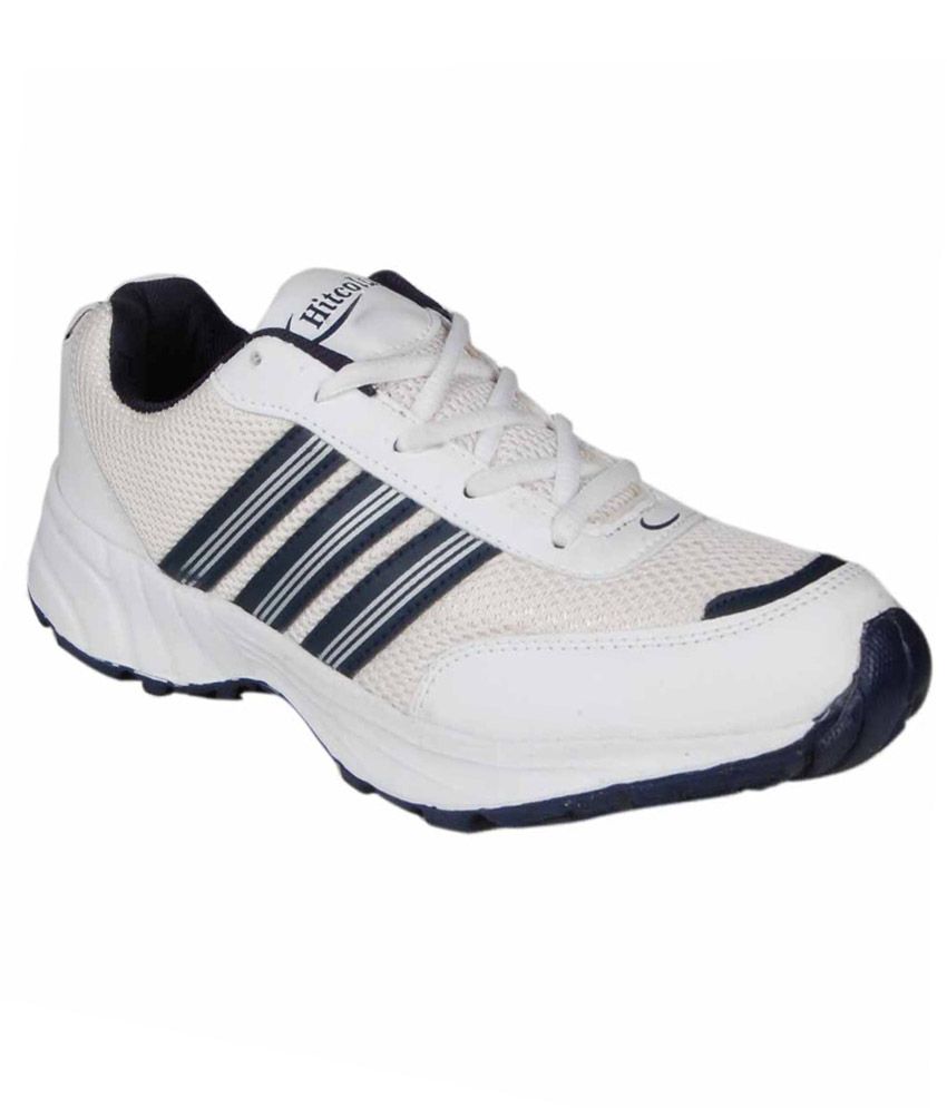 Hitcolus White Running Sports Shoes 