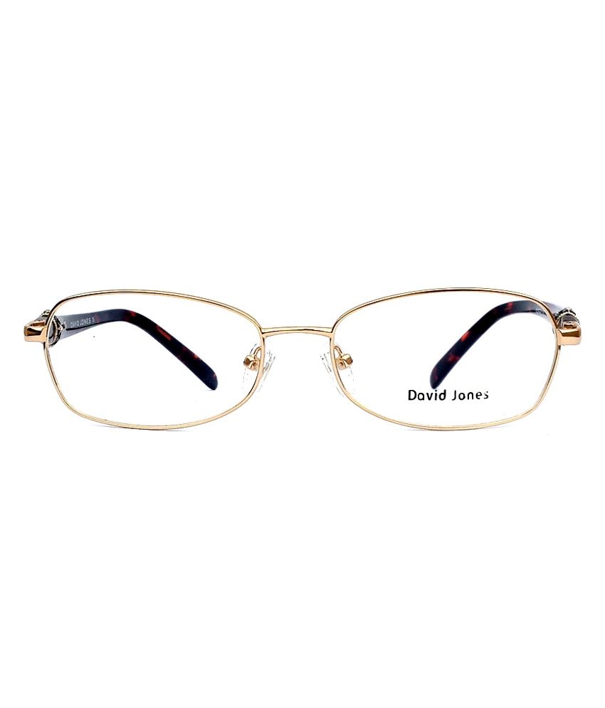 David Jones Designer Golden Torquiose Women Eyeglasses Buy David