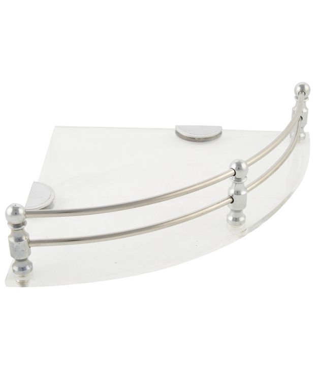 Buy Dolphy Frosted Acrylic Corner Shelf 9 Inch And Frosted Acrylic