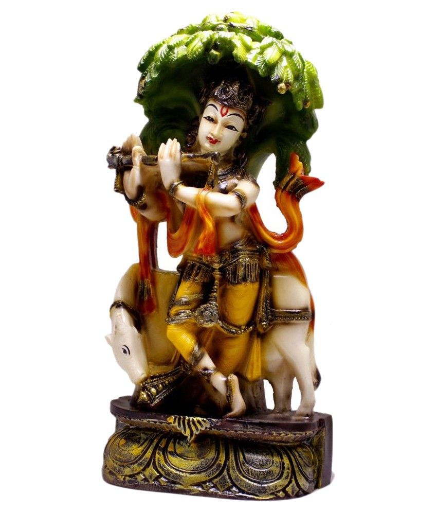 resin krishna statue