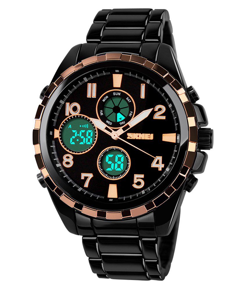 Skmei Black Analog-Digital Formal Watch - Buy Skmei Black  