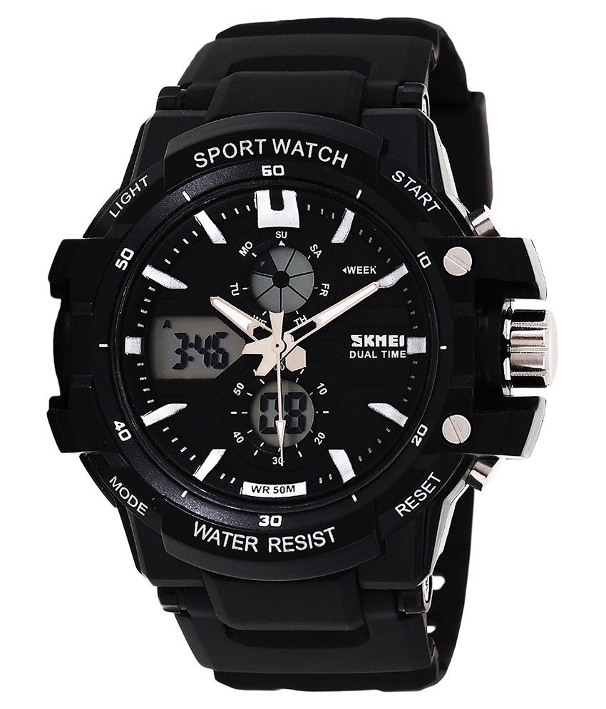 Skmei Black Analog-Digital Sports Watch - Buy Skmei Black  