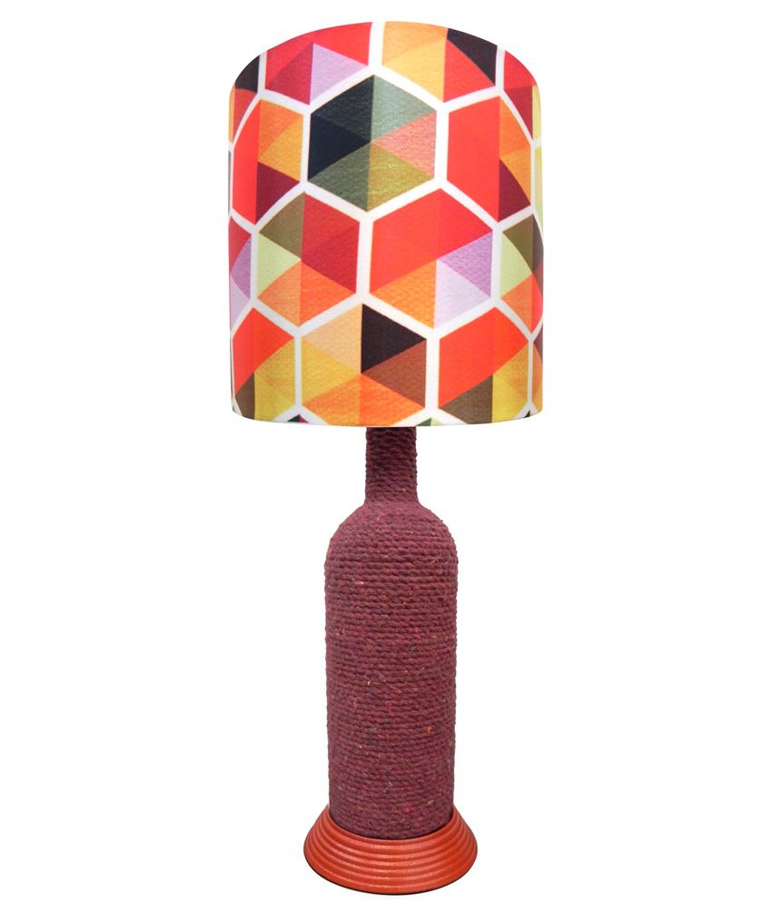 What S Hexagon Rope Table Lamp, Hexagon Table Lamp